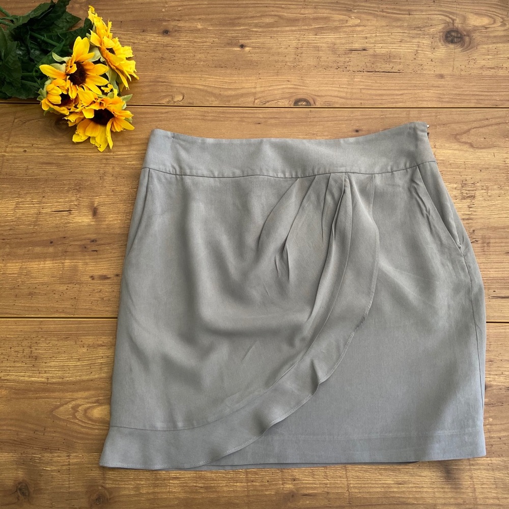 Gray LOFT Skirt
